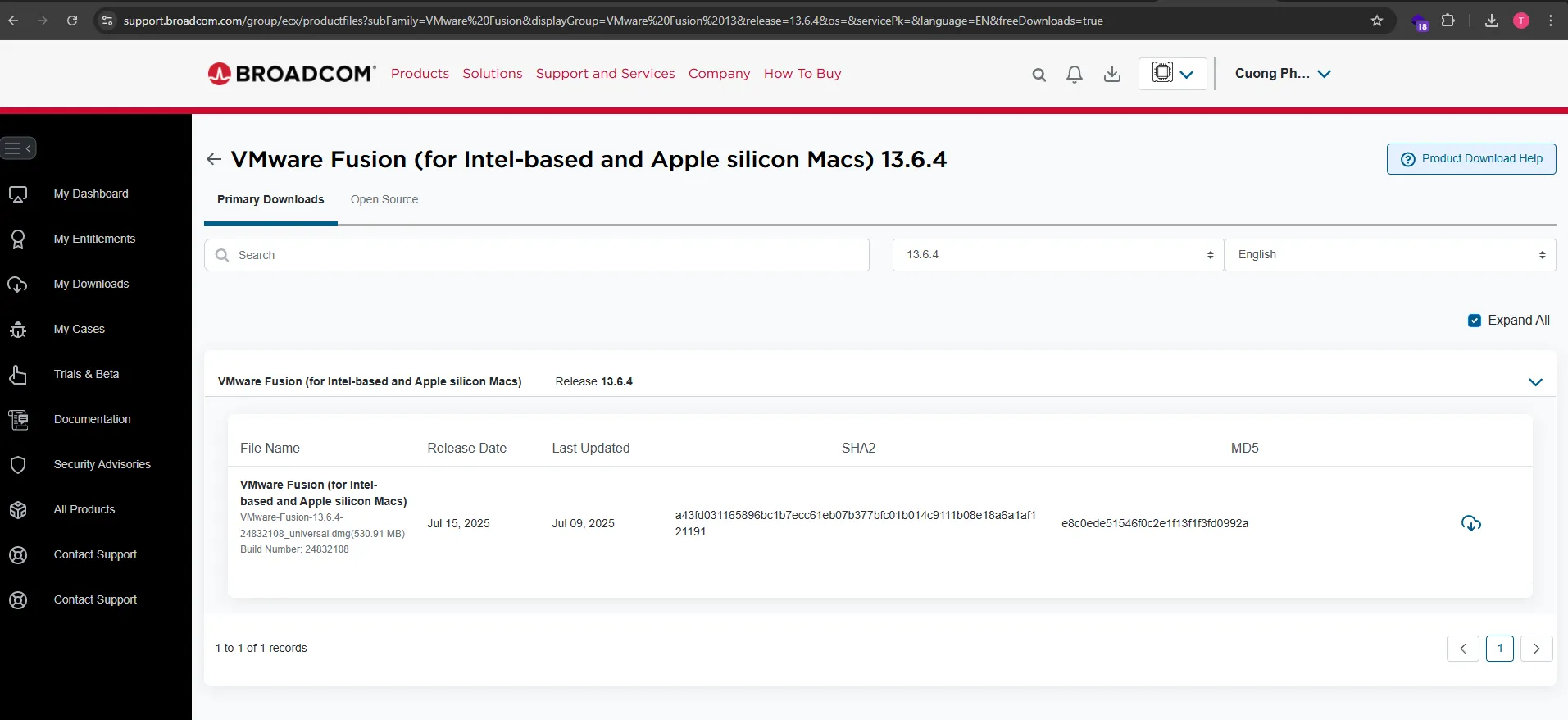 VMware Fusion Download